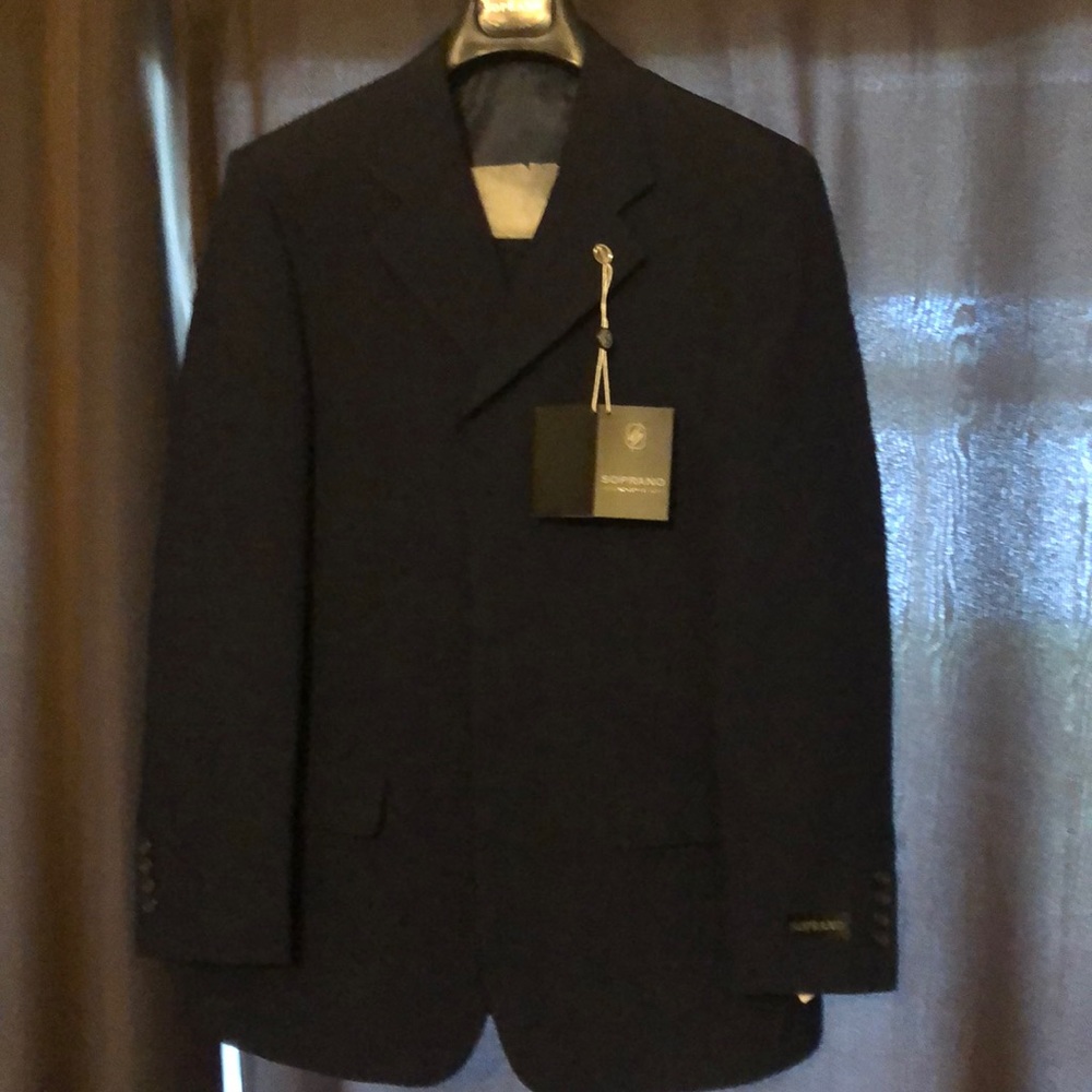 Dress suit men size 40R Pants Size 34